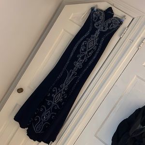 beautiful beaded prom dress